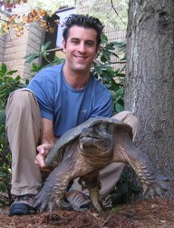 Memorial Weekend 2019 Matt with snapping turtle