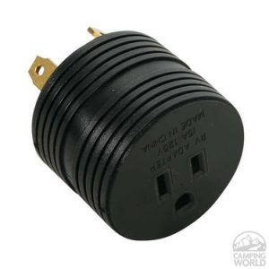 electrical adapter to use 30 amp outlet with your regular plug