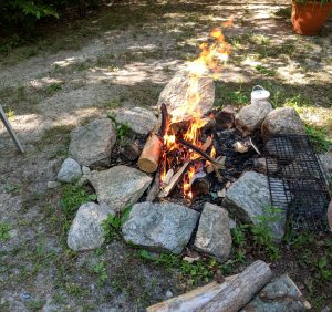 Bowdish Lake Rules about campfires