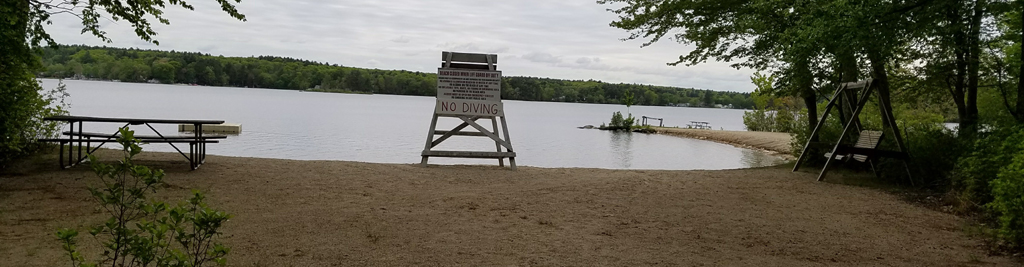 Camping in Rhode Island at Bowdish Lake Camping Area