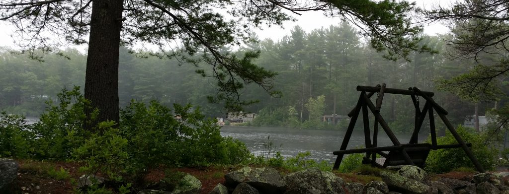 follow the campground rules to preserve the natural beauty of Wilbur Pond
