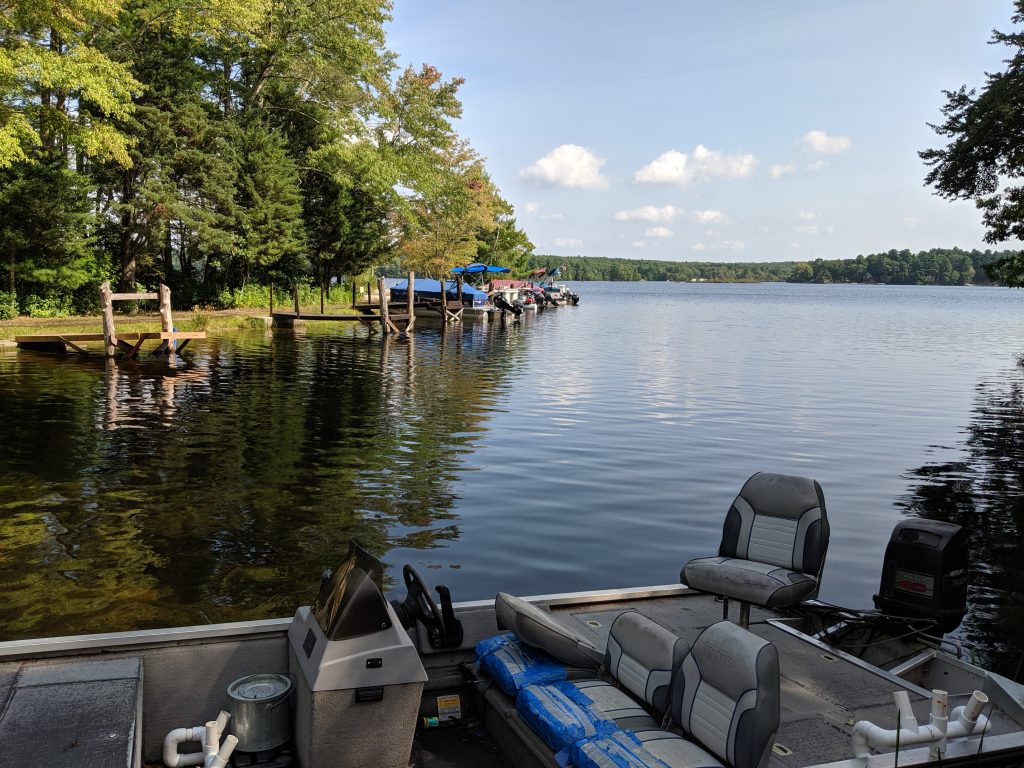 Boats and Docks on the lake