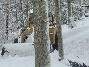 Winter message 2021 plowing snow